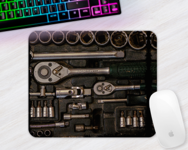 MousePad mit Werkstatt Motiv Variante 4